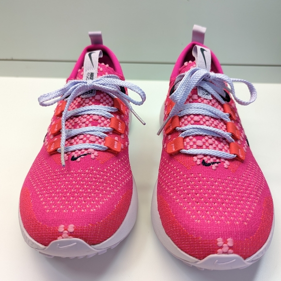 Nike React Escape Run Flyknit Pink Prime Magenta DC4269-600 Running sneakers 12 - Picture 3 of 10